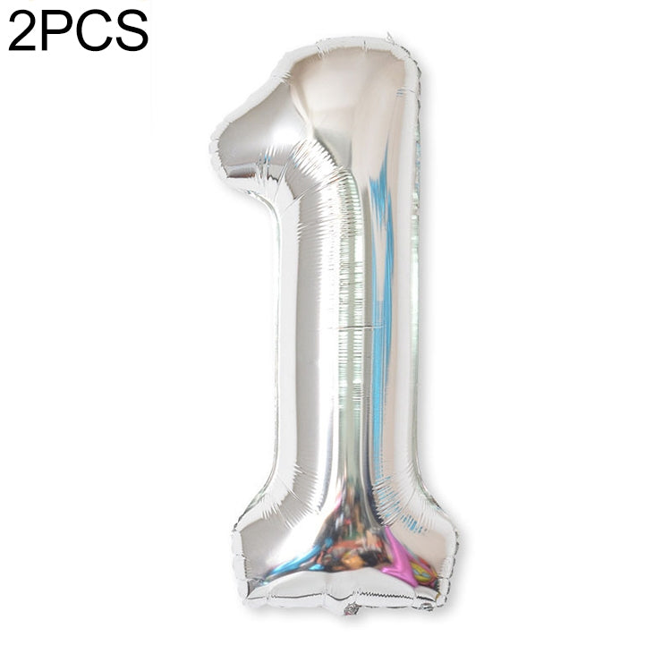 2 palloncini con numeri in foglio di alluminio da 40 pollici, compleanno, matrimonio, festa di fidanzamento, decorazioni per bambini