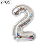 2 palloncini con numeri in foglio di alluminio da 40 pollici, compleanno, matrimonio, festa di fidanzamento, decorazioni per bambini