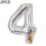 2 palloncini con numeri in foglio di alluminio da 40 pollici, compleanno, matrimonio, festa di fidanzamento, decorazioni per bambini