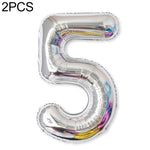2 palloncini con numeri in foglio di alluminio da 40 pollici, compleanno, matrimonio, festa di fidanzamento, decorazioni per bambini