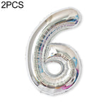 2 palloncini con numeri in foglio di alluminio da 40 pollici, compleanno, matrimonio, festa di fidanzamento, decorazioni per bambini