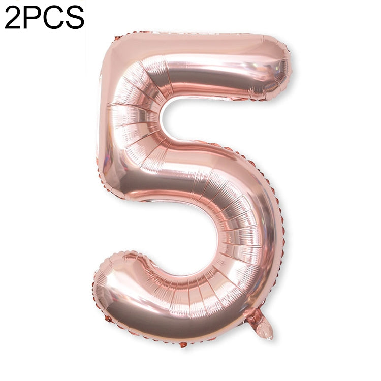 2 palloncini con numeri in foglio di alluminio da 40 pollici, compleanno, matrimonio, festa di fidanzamento, decorazioni per bambini
