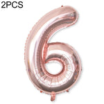2 palloncini con numeri in foglio di alluminio da 40 pollici, compleanno, matrimonio, festa di fidanzamento, decorazioni per bambini