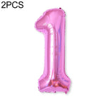 2 palloncini con numeri in foglio di alluminio da 40 pollici, compleanno, matrimonio, festa di fidanzamento, decorazioni per bambini