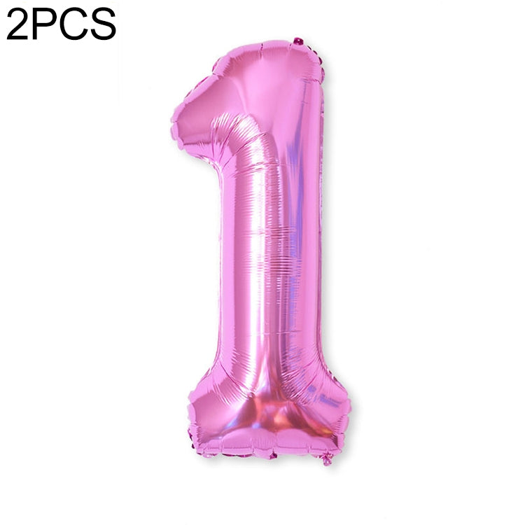 2 palloncini con numeri in foglio di alluminio da 40 pollici, compleanno, matrimonio, festa di fidanzamento, decorazioni per bambini