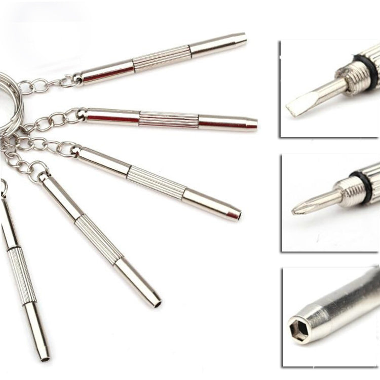 Portachiavi multifunzionale Strumento di riparazione Cacciavite Mini portachiavi multiutensile portatile, screwdriver Shape