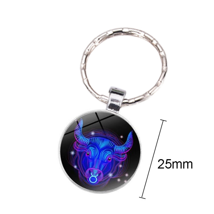 Portachiavi con segno zodiacale Portachiavi con 12 costellazioni e ciondolo a faccia singola