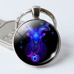 Portachiavi con segno zodiacale Portachiavi con 12 costellazioni e ciondolo a faccia singola