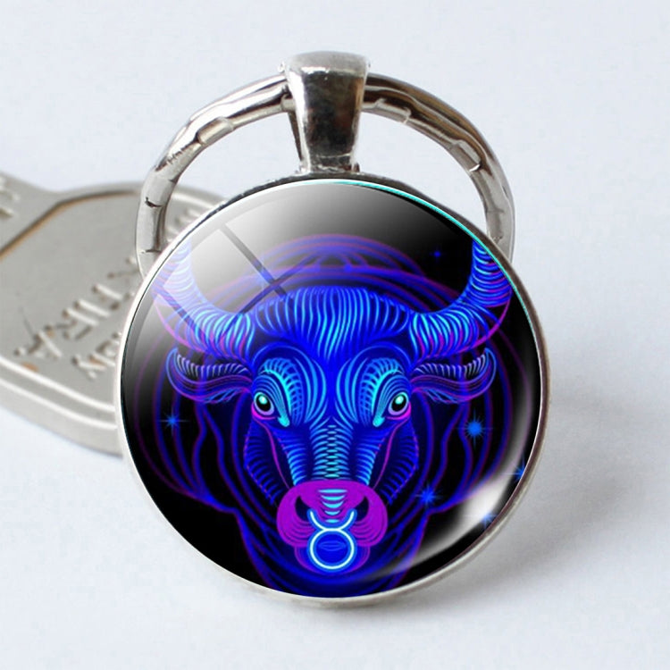Portachiavi con segno zodiacale Portachiavi con 12 costellazioni e ciondolo a faccia singola