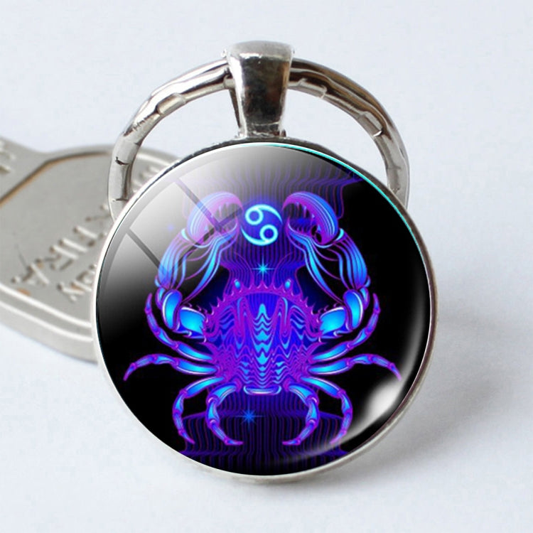 Portachiavi con segno zodiacale Portachiavi con 12 costellazioni e ciondolo a faccia singola