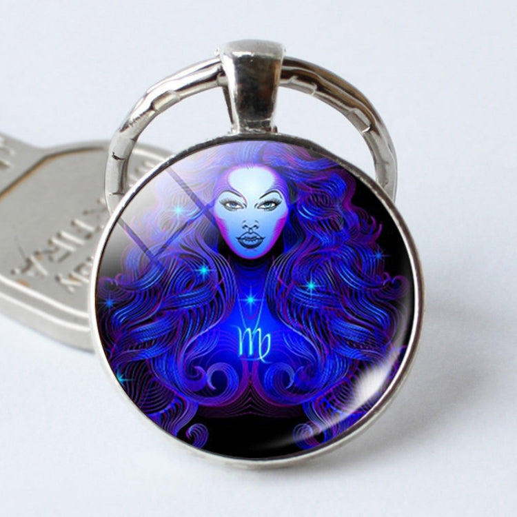 Portachiavi con segno zodiacale Portachiavi con 12 costellazioni e ciondolo a faccia singola