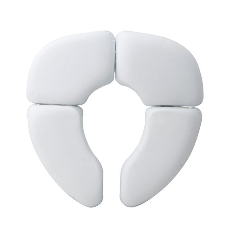 5 pezzi, morbido per la pelle, coprisedile pieghevole per vasino, sedile per WC imbottito pieghevole da viaggio per bambini, Toilet Seat