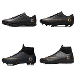 Scarpe da ginnastica da allenamento per uomo con tacchetti da calcio antiscivolo alte da esterno, 39, 40, 41