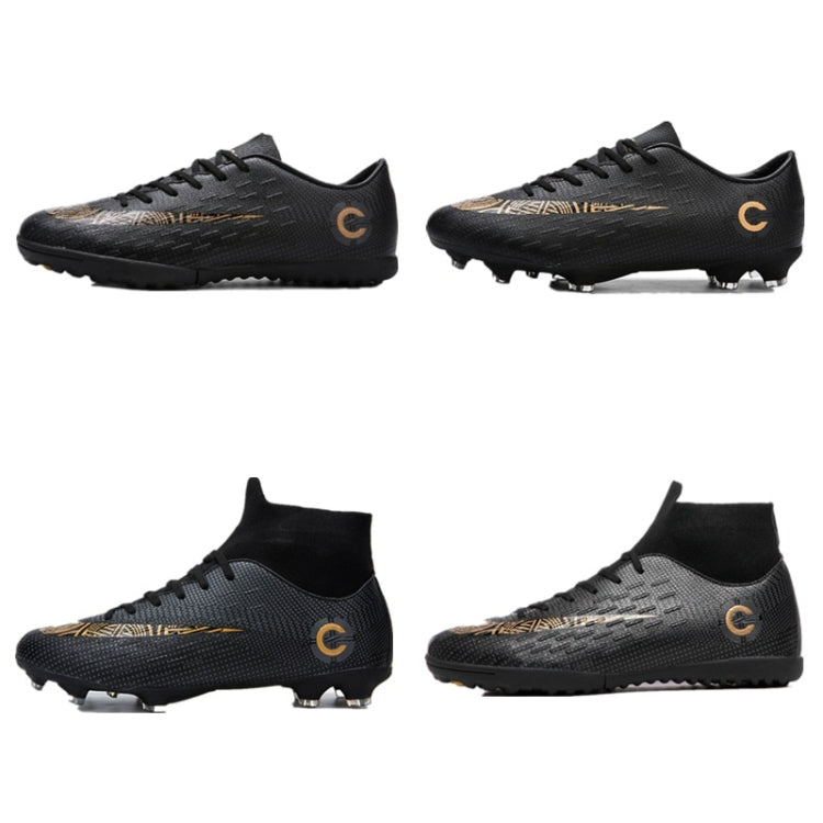 Scarpe da ginnastica da allenamento per uomo con tacchetti da calcio antiscivolo alte da esterno, 39, 40, 41