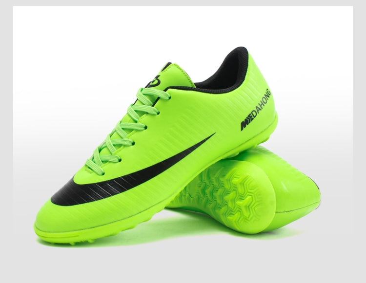 Scarpe da calcio antiscivolo traspiranti Scarpe da calcio da allenamento per interni ed esterni per bambini e adulti, 32, 33, 34, 35, 36, 37, 38, 39, 40, 41, 42, 43, 44
