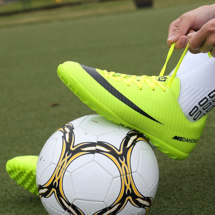 Scarpe da calcio antiscivolo traspiranti Scarpe da calcio da allenamento per interni ed esterni per bambini e adulti, 32, 33, 34, 35, 36, 37, 38, 39, 40, 41, 42, 43, 44