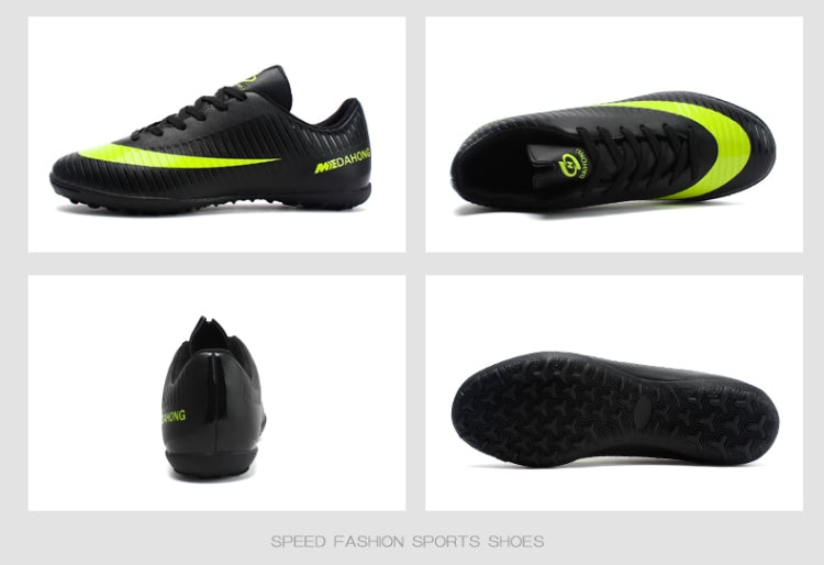 Scarpe da calcio antiscivolo traspiranti Scarpe da calcio da allenamento per interni ed esterni per bambini e adulti, 32, 33, 34, 35, 36, 37, 38, 39, 40, 41, 42, 43, 44