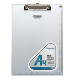 Cartella per appunti in alluminio A4, materiale di cancelleria per ufficio scolastico, dimensioni: 31,5x22,5 cm, 31.5x22.5cm