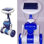 3 pezzi di puzzle solari fai da te giocattoli 6 in 1 kit educativi di energia solare novità robot solari per bambini, 6 in 1 Educational Solar Power Kits