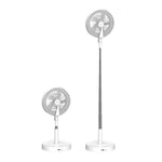Lampada ventilatore ricaricabile da tavolo e pavimento