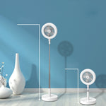 Lampada ventilatore ricaricabile da tavolo e pavimento