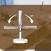 Lampada ventilatore ricaricabile da tavolo e pavimento