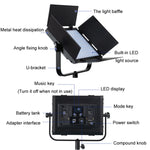 Luce di riempimento fotografica RGB da 50 W per studi di trasmissione dal vivo