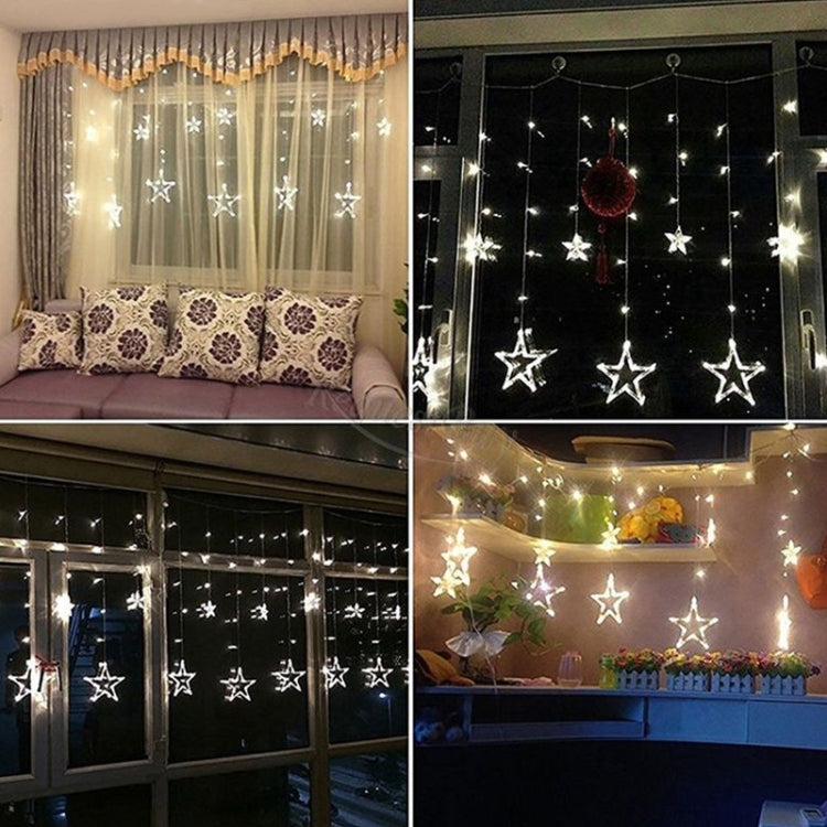 Lampada per tende decorative per interni ed esterni con luce stellare a LED da 220 V e luci natalizie per l'illuminazione della festa nuziale