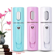 Vaporizzatore per il viso Nano Steamer Pratico spruzzatore di umidità per il viso Ricaricabile tramite mini USB