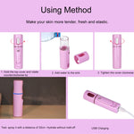 Vaporizzatore per il viso Nano Steamer ricaricabile USB