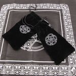 Borsa per carte dei tarocchi con pentagramma in velluto, mini pacchetto con coulisse, Drawstring Package