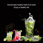 Sifone manuale per soda Dispenser di CO2 Generatore di bolle d'acqua Bevanda fresca Cocktail Soda Machine Barra di alluminio Soda Maker fai da te, Capacità: 1L