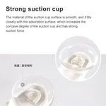 5 pezzi portaspazzolino da appendere a ventosa con faccina carina, portadenti in plastica per piccole persone, Cute Smiley Suction Toothbrush Holder