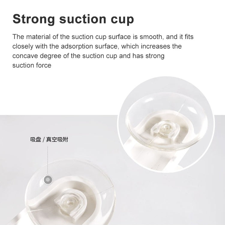 5 pezzi portaspazzolino da appendere a ventosa con faccina carina, portadenti in plastica per piccole persone, Cute Smiley Suction Toothbrush Holder