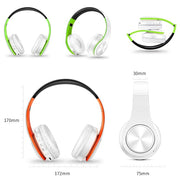Cuffie Bluetooth Wireless Pieghevoli con Microfono