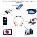 Cuffie Bluetooth Wireless Pieghevoli con Microfono