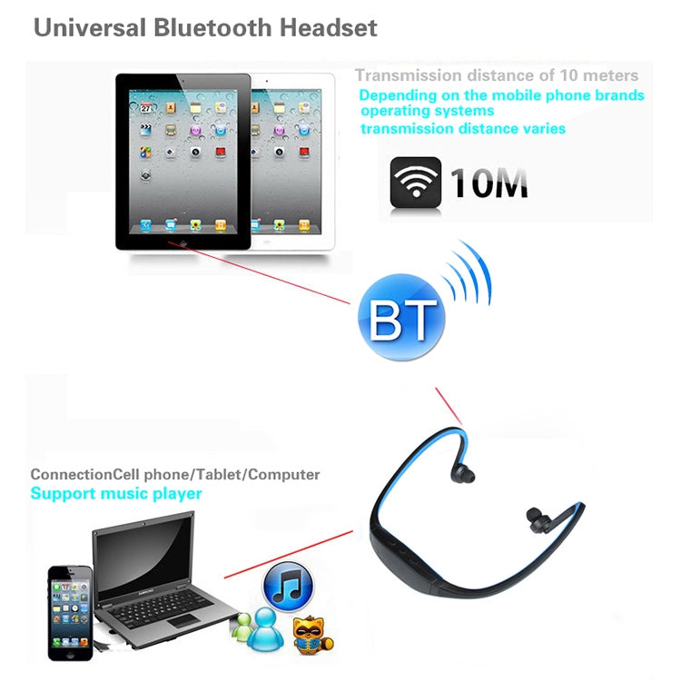 Auricolari Bluetooth Sportivi Wireless S9 per smartphone