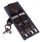 Clip regolabile per cinturino per pantaloni da uomo con 6 clip, dimensioni: 125 x 3,5 cm