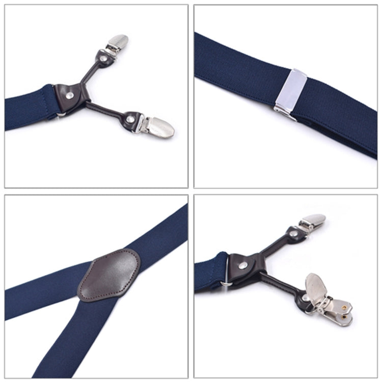 Clip regolabile per cinturino per pantaloni da uomo con 6 clip, dimensioni: 125 x 3,5 cm