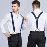 Clip regolabile per cinturino per pantaloni da uomo con 6 clip, dimensioni: 125 x 3,5 cm
