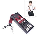 Clip regolabile per cinturino per pantaloni da uomo con 6 clip, dimensioni: 125 x 3,5 cm