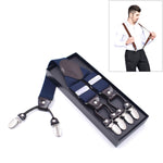 Clip regolabile per cinturino per pantaloni da uomo con 6 clip, dimensioni: 125 x 3,5 cm