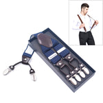 Clip regolabile per cinturino per pantaloni da uomo con 6 clip, dimensioni: 125 x 3,5 cm