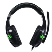 Salar KX101 Cuffie da gioco con auricolare cablato da 3,5 mm Cuffie stereo da giocatore per PC con microfono per computer