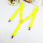 Clip per tracolla regolabile in poliestere elasticizzato color caramello