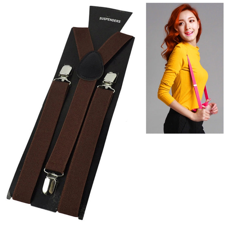 Clip per tracolla regolabile in poliestere elasticizzato color caramello