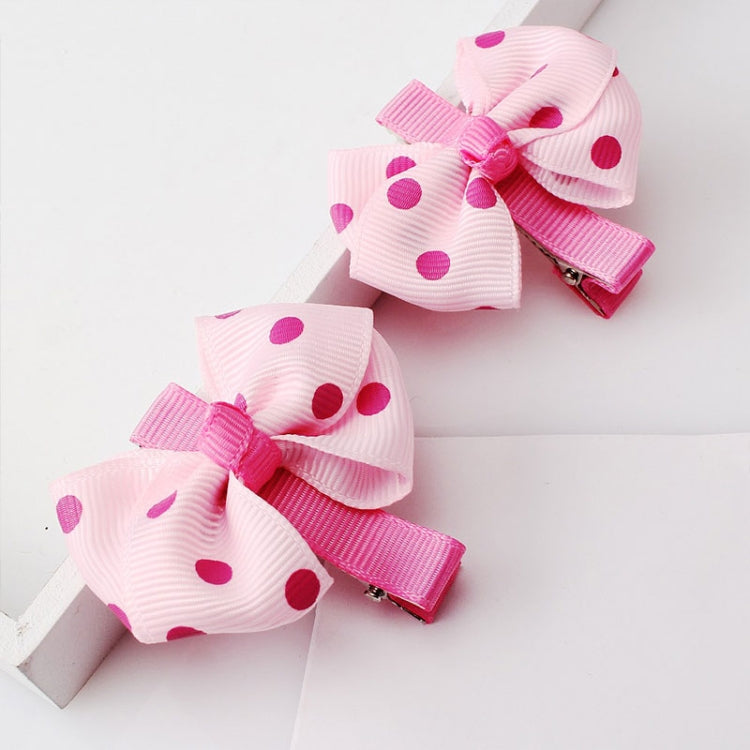 7 pezzi/set Accessori per bambini Fascia per capelli Clip per capelli per copricapo con fiocco adorabile per neonata