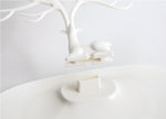 Organizzatore di esposizione di cosmetici per gioielli, collana, porta rossetto, anello creativo a forma di corno di plastica