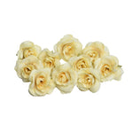 10 set di fiori artificiali di seta rosa da 4 cm per la decorazione domestica della festa nuziale