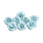 10 set di fiori artificiali di seta rosa da 4 cm per la decorazione domestica della festa nuziale
